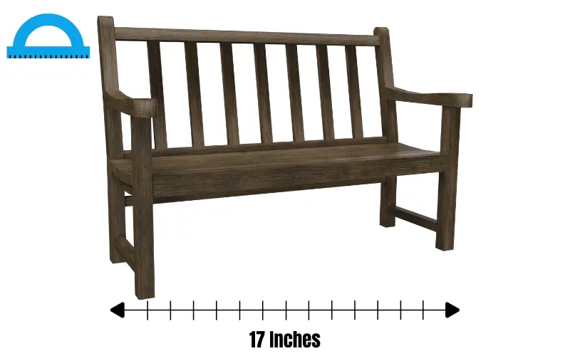 how long is 17 inches