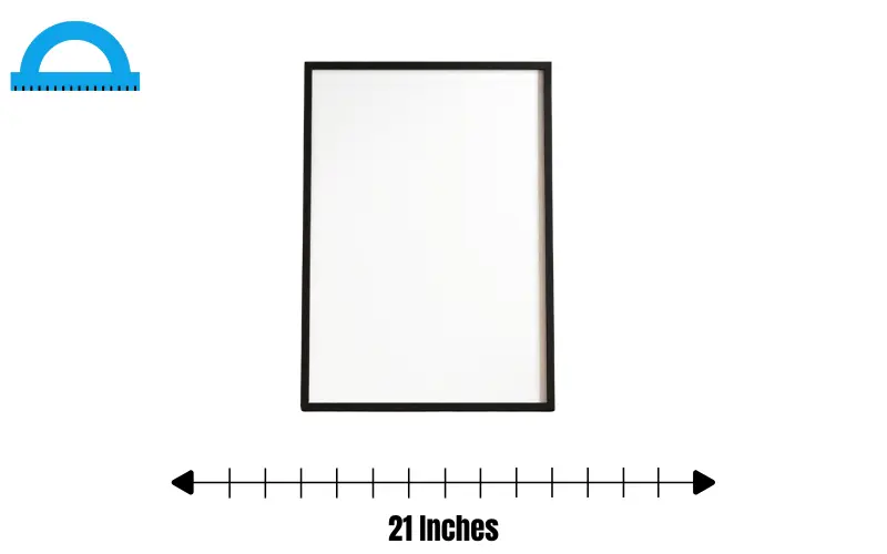 how long is 21 inches