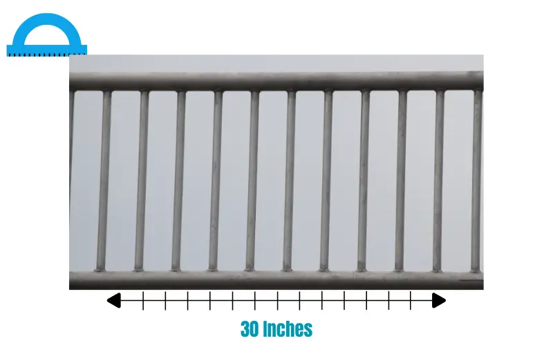 how big is 30 inches