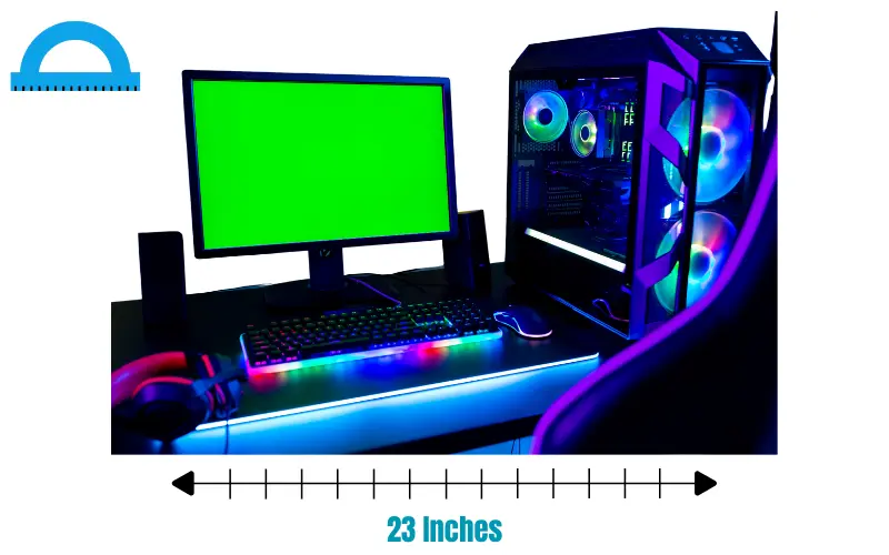 how long is 23 inches