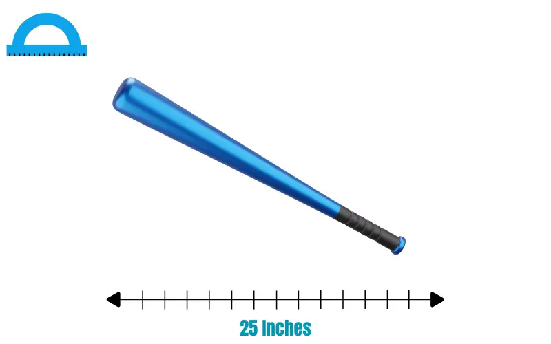 how long is 25 inches