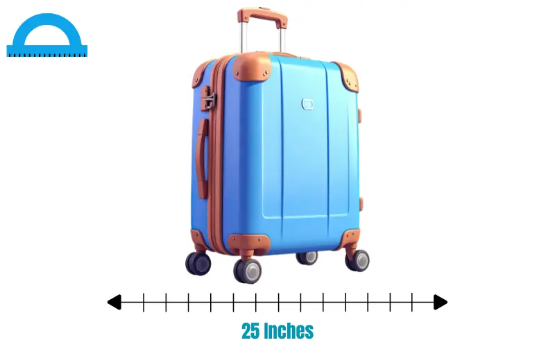 how long is 25 inches
