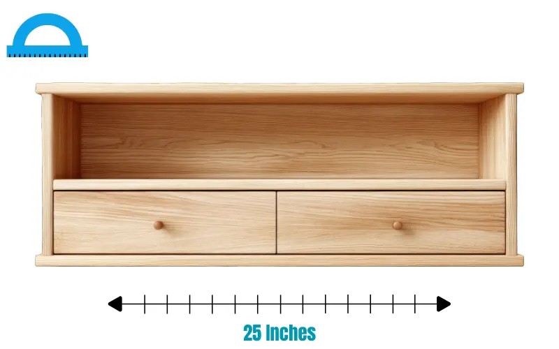 how long is 25 inches