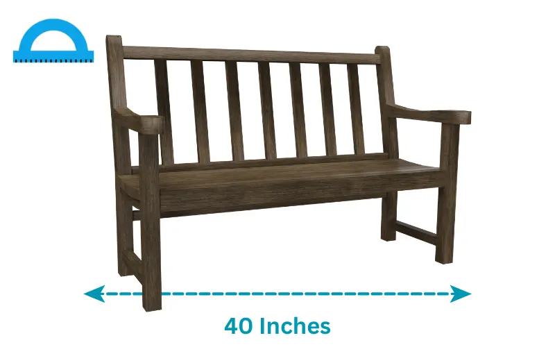 how big is 40 inches