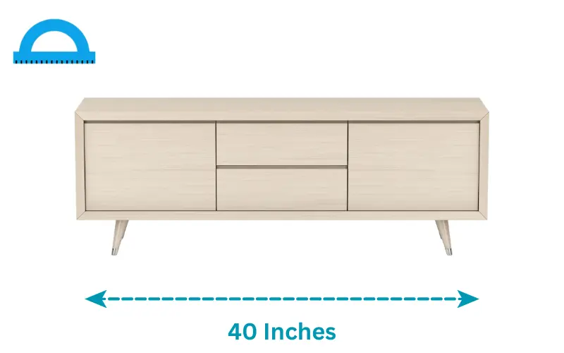 how big is 40 inches