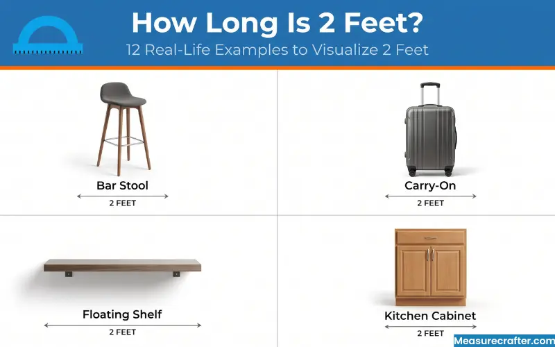 how long is 2 feet