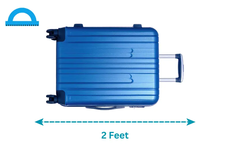 how long is 2 feet