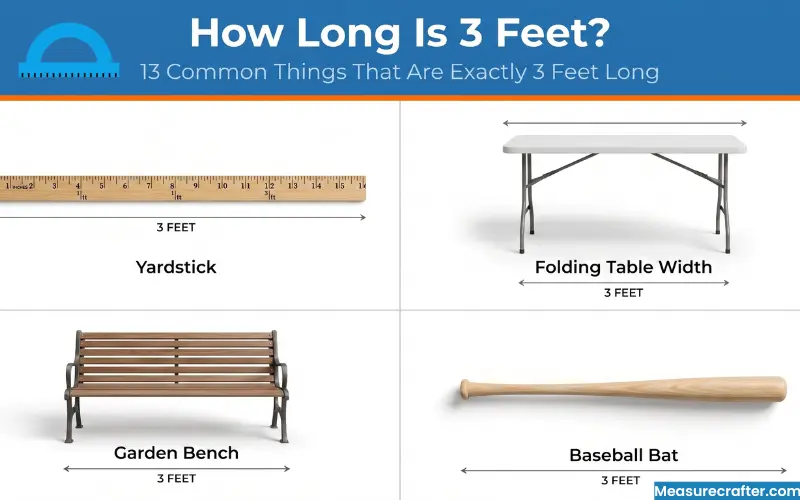 how long is 3 feet