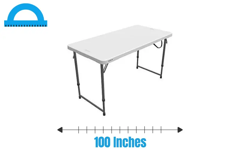 How Long Is 100 Inches