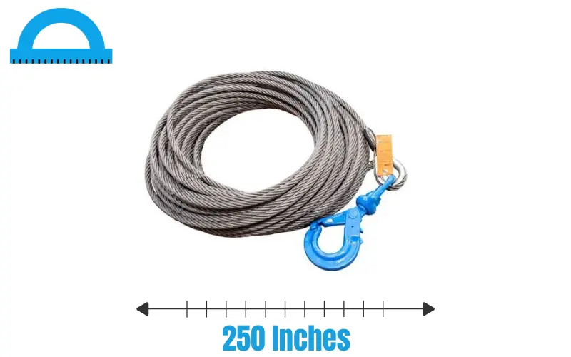 How Long Is 250 Inches