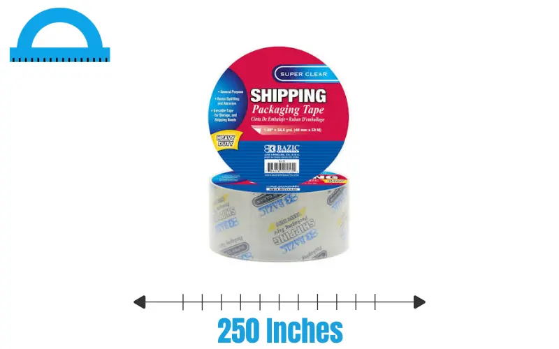 How Long Is 250 Inches