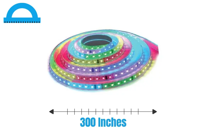How Long Is 300 Inches