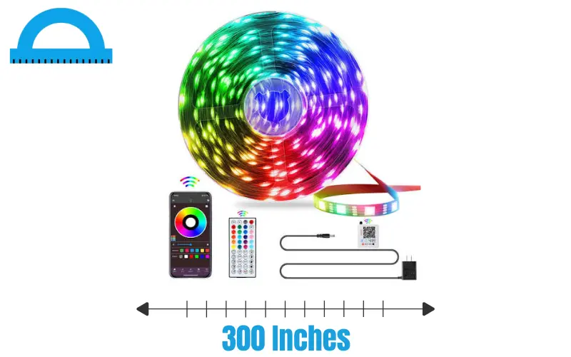 How Long Is 300 Inches