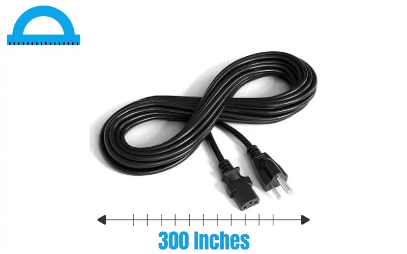 How Long Is 300 Inches