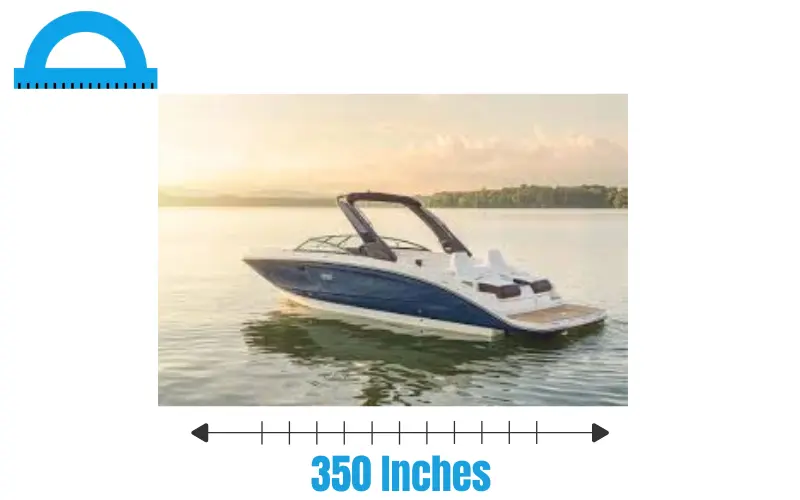 How Long Is 350 Inches