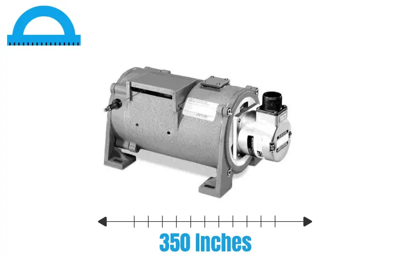 How Long Is 350 Inches