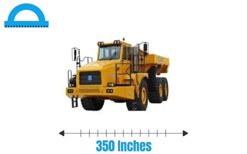 How Long Is 350 Inches
