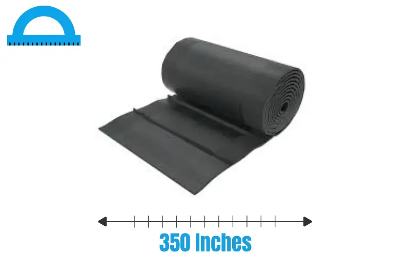 How Long Is 350 Inches