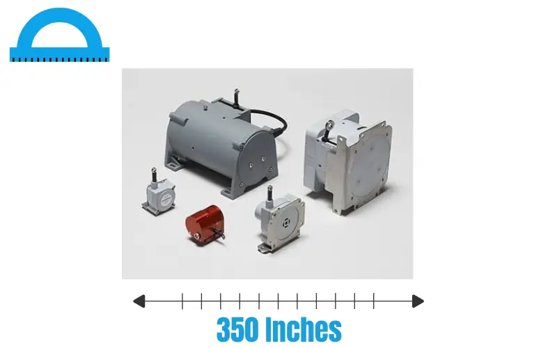 How Long Is 350 Inches