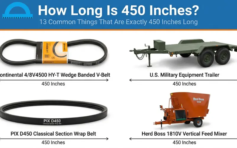 How Long Is 450 Inches