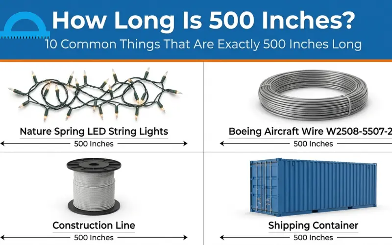How Long Is 500 Inches