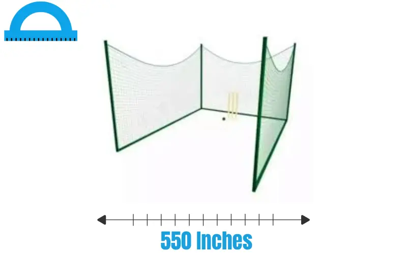 How Long Is 550 Inches