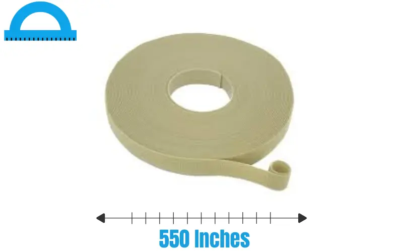 How Long Is 550 Inches