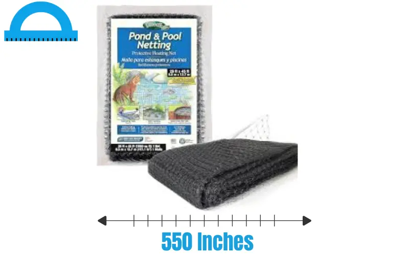 How Long Is 550 Inches